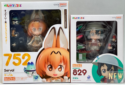 Serval & Kaban Nendoroid 752 829 Kemono Friends Actionfigur Good Smile ungeöf...
