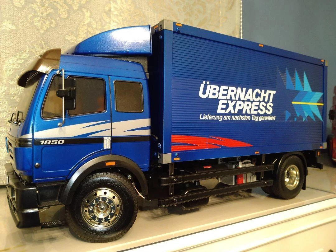 1/14 Electric Rc Big Truck Series Mercedes Benz 1850L Used From Japan