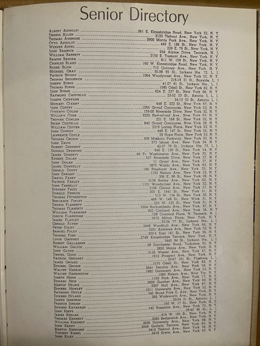 1956 ALL HALLOWS INSTITUTE BOYS HIGH SCHOOL YEARBOOK, THE HALLOWEEN, BRONX, NY - Picture 5 of 7