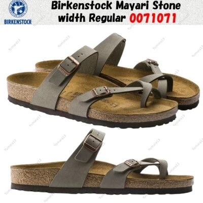Birkenstock Mayari Stone largeur régulière 0071071 taille unisexe - Photo 1/4