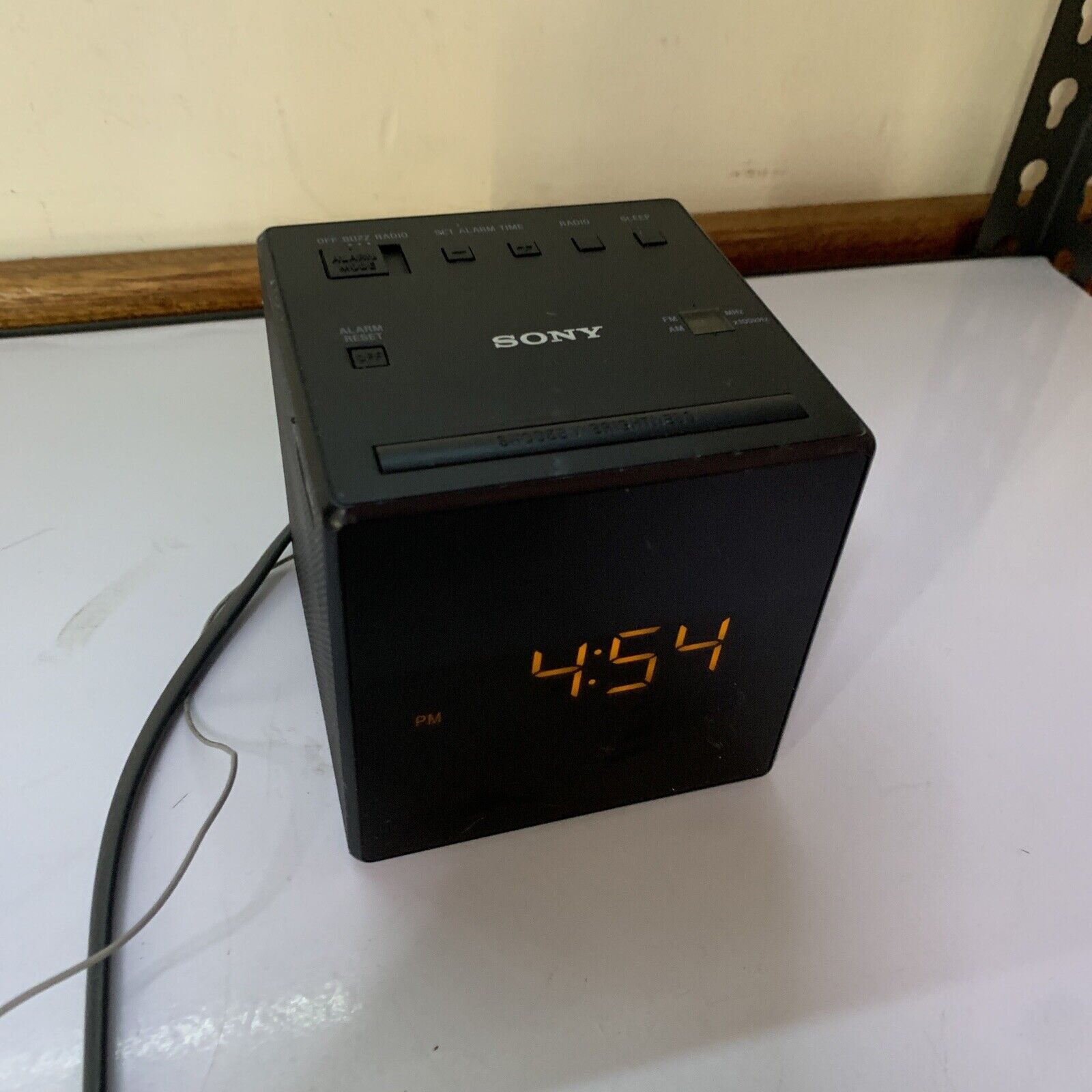 Sony Alarm Clock AM/FM Radio ICFC1 Black eBay