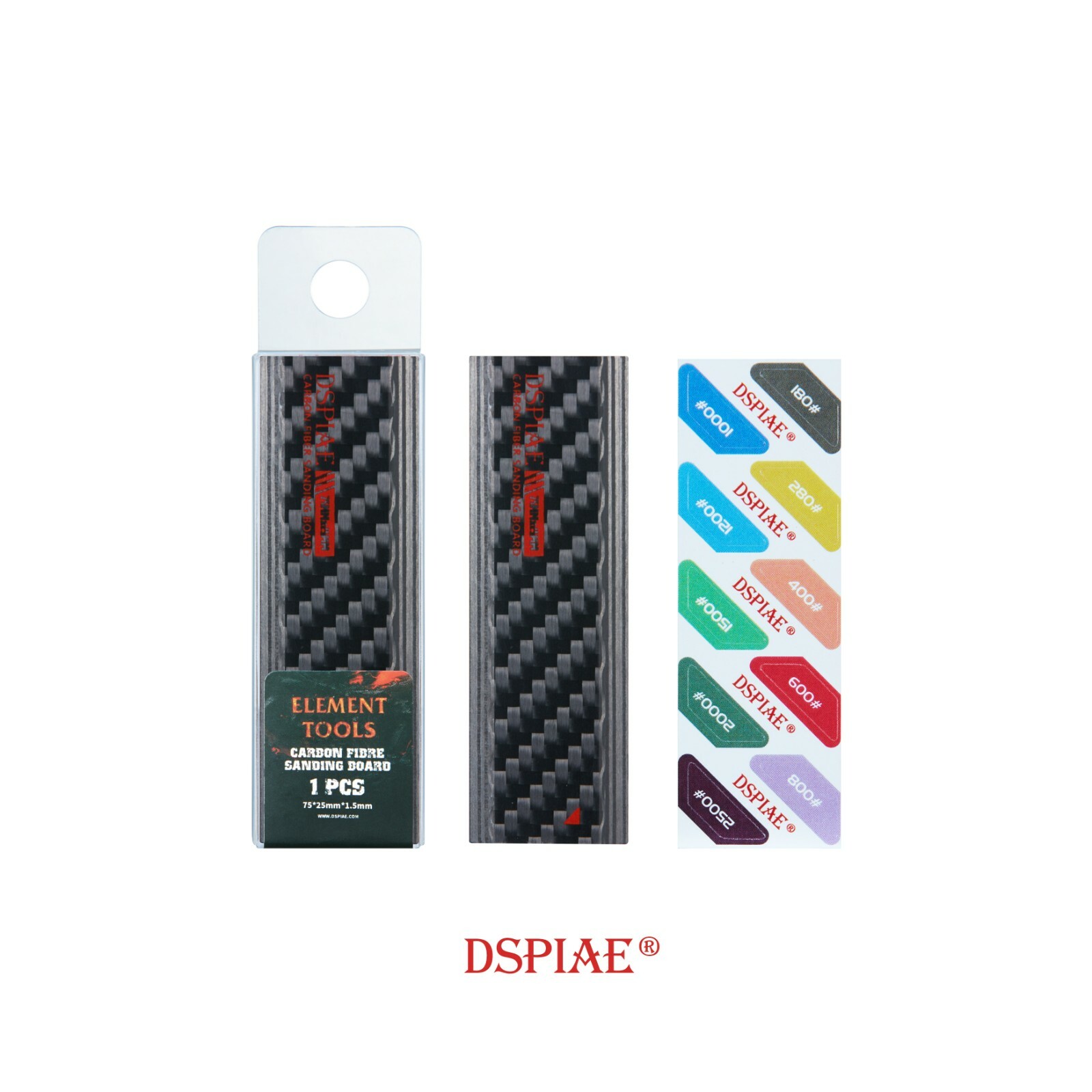 Dspiae Carbon Fiber Sanding Board 25Mm Cfb-25 - Image 3
