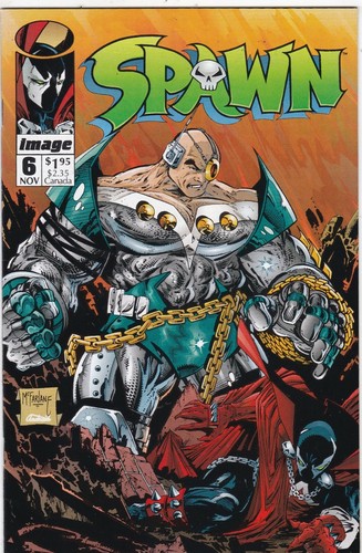 Spawn #6 1992 en estado bastante bueno imagen cómics Todd McFarlane primera aplicación Overtkill - Imagen 1 de 2