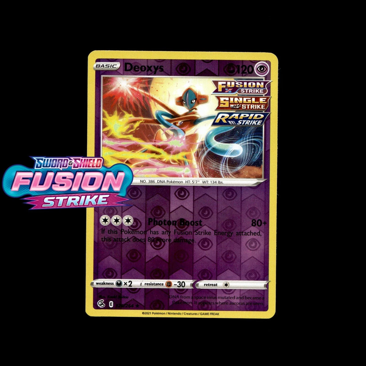 Deoxys 120/264 Swsh08: Fusion Strike for sale | eBay