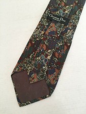 Christian Dior Monsieur Flora Men Ties All Silk Made In Usa
