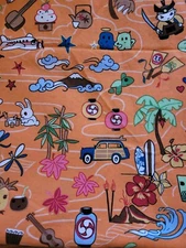 Tomodachi P&B Textiles 100% Cotton 1.50 Yards Pre-Washed Multicolored.