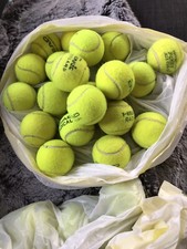 20 used tennis balls
