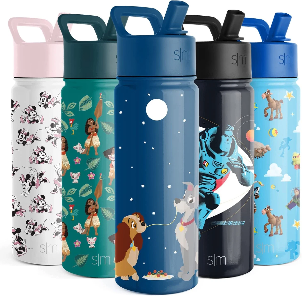 Disney Minnie Mouse 14oz Stainless Steel Summit Kids Water Bottle with  Straw - Simple Modern