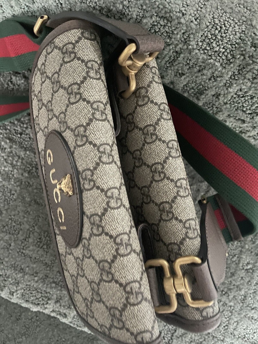 Gucci GG Supreme Neo Vintage Small Messenger Bag | eBay