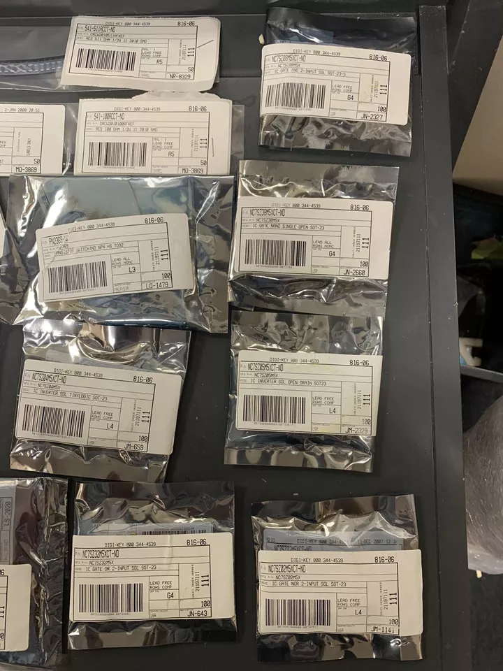 Digikey Bundle Resistors/ NAND/Transitors/IC Gates Read Description - Image 2 of 4