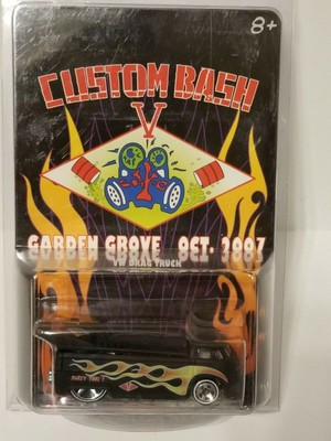 Hot Wheels 07 Custom Bash Black Custom Vw Drag Truck By Night Stalker 48 100 Ebay