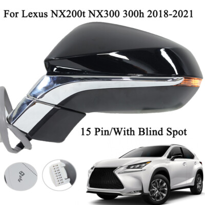 Side Mirror For 2018-2021 Lexus NX200t NX300 300h Left Driver W