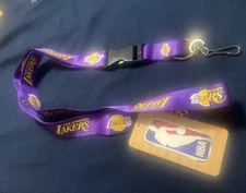 Los Angeles Lakers Purple Lanyard NBA W/ Detach Buckle 24”