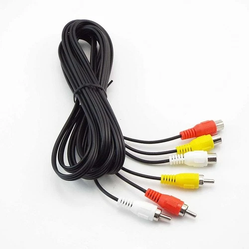 Cable de línea de audio AV video de 0,5 M/1 M/3 M/5 M RCA macho a hembra para reproductor de DVD - Imagen 6 de 7
