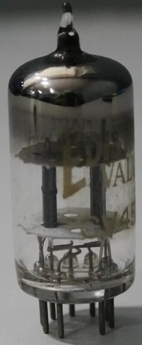 CV455 ECC81 Ediswan NOS NIB O getter made in England Amplitrex tested 1 Pc - Picture 7 of 10