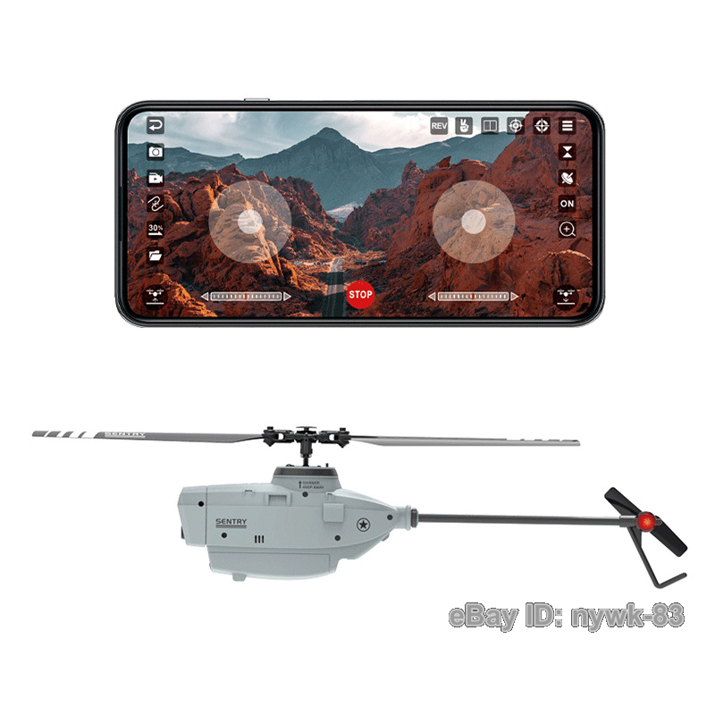 2.4G Helicopter C127 C128 720P 6Axis WiFi Wide Angle Camera Spy Drone