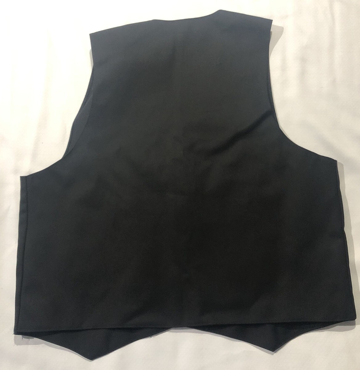Vintage Ben Davis Black Work Vest Size XXL 2XL Metal Snap