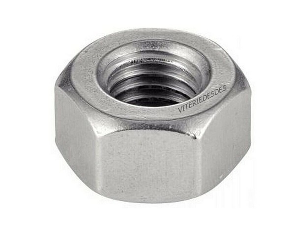 Dadi Alti In Acciaio Inox Esagonali 5587 M3 M4 M5 M6 M8 M10 M12 M14 M16 M18 M20-image