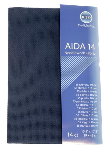 AIDA 14 Count cross stitch fabric - 39 cm x 45 cm - Picture 12 of 13