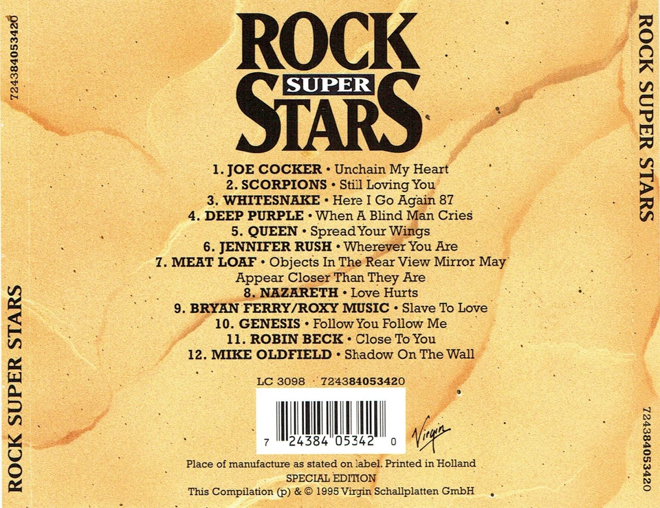 (CD) Rock Super Stars - Scorpions, Queen, Nazareth, Genesis, Whitesnake, u.v.a. - Bild 2 von 2
