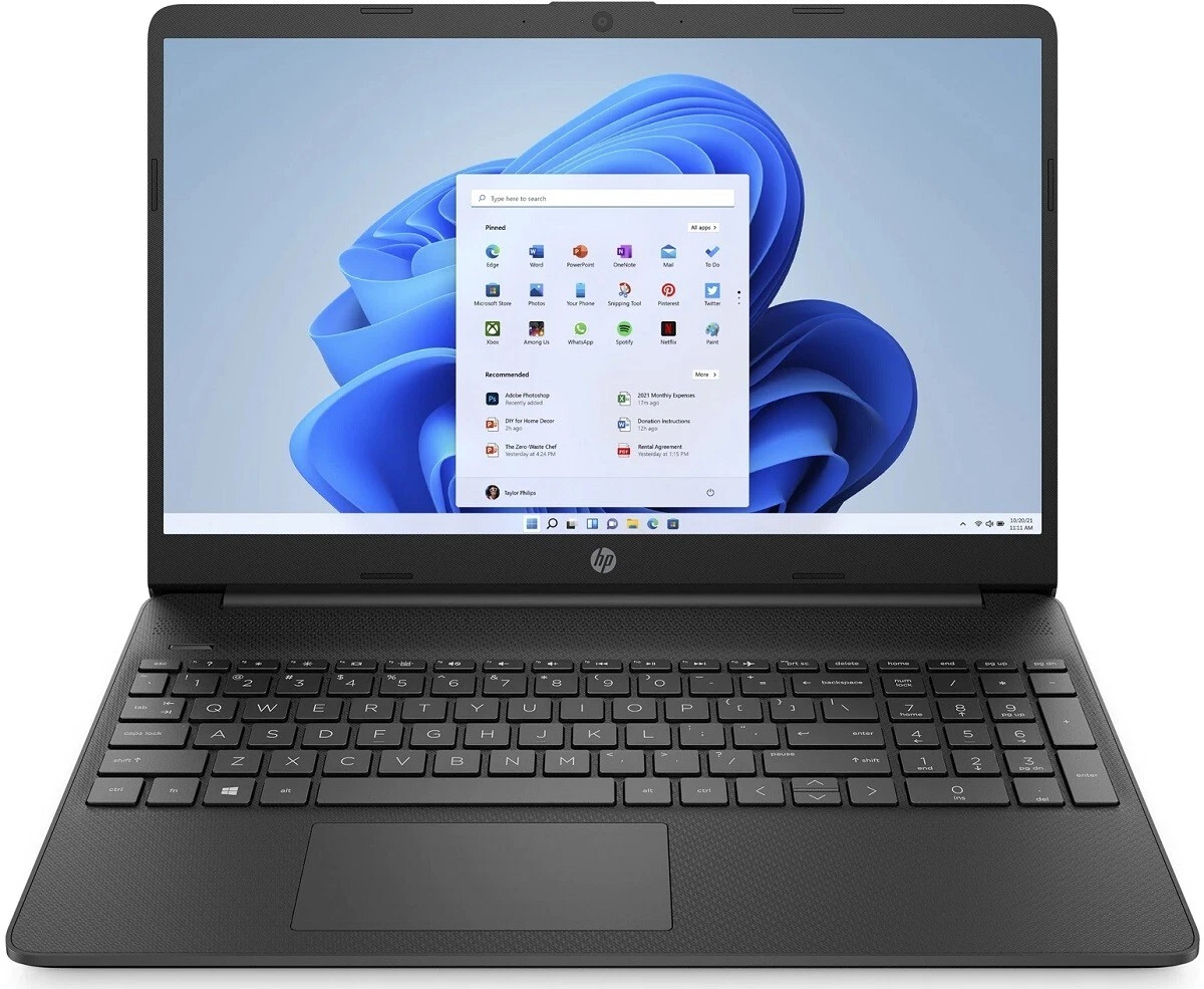 HP 15.6 LED Laptop Bundle! Intel 2.80GHz 8GB Ram 256GB SSD Drive