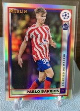 2022-23 Topps Merlin UEFA Chrome Pablo Barrios Refractor RC #27 Arsenal