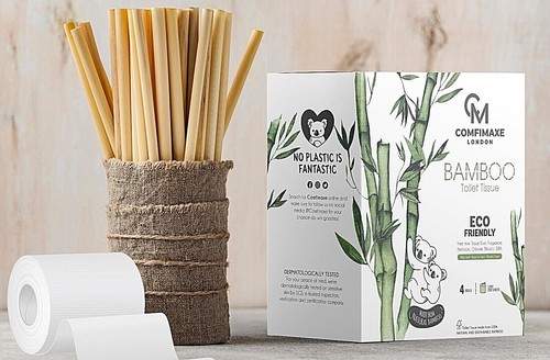 COMFIMAXE® 100% Bamboo Toilet Paper | 3Ply Toilet Paper | Eco-Friendly Packaging - Picture 15 of 32