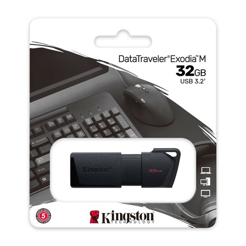 Kingston 32GB 64GB 128GB 256GB Datatraveler Exodia M Usb-stick 3.2 Memory Stick - Picture 1 of 5