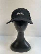 Adidas Climalite Black Baseball Cap Hat A-Flex Fitted Size S/M