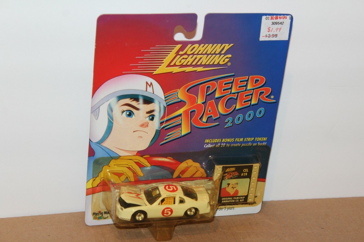 Johnny Lightning Speed Racer Mach 5新品未開封 1/64 JOHNNY LIGHTNING SPEED RACER 2000 MACH 5 NASCAR WHITE