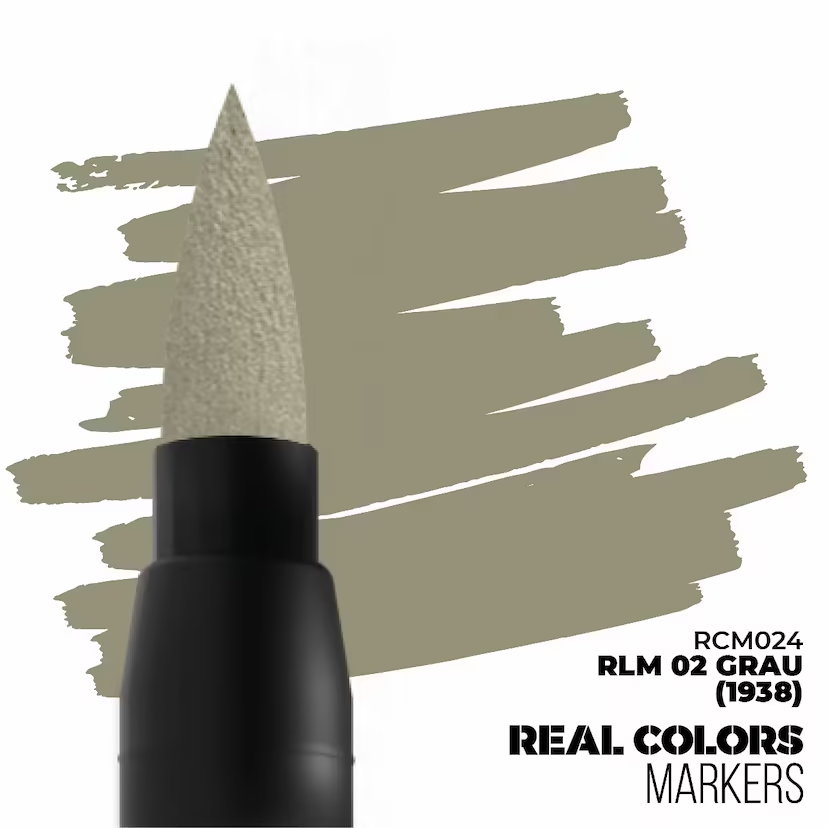 RLM 02 Grau - Real Colour Markers - Brand New Acrylic Paint Pens AK Interactive