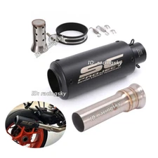 Modified Exhaust System Black Muffler Mid Pipe Slip On For 1290 Super Duke R /GT