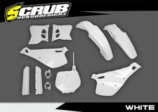Yamaha YZ125 YZ250 1993 1994 1995 White / Black Motocross Plastic Body Kit