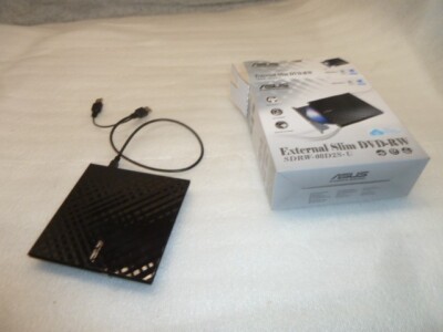 Asus SDRW-08D2S-UBGACI 8x External Dvd Writer Black Ext Slim Portable Diamond