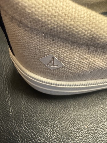 Zapatillas Topsider Sperry® Crest Vibe, para mujer, talla 9,5, crema/marrón nuevas sin etiquetas - Imagen 8 de 9