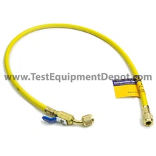 Yellow Jacket 29036 36", Yellow, Compact Ball Valve, Plus II 1/4" Hose
