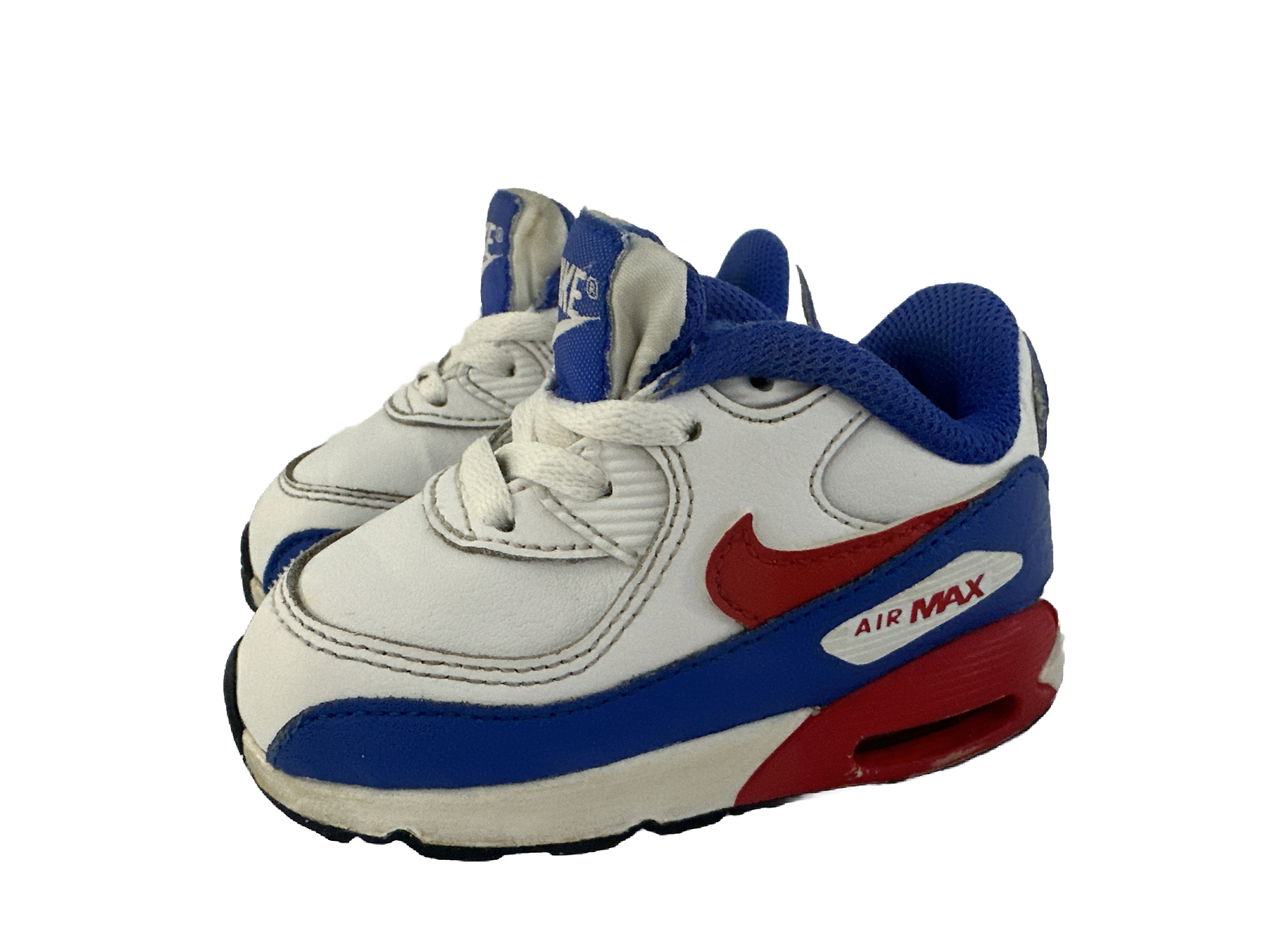 Nike Air Max Toddler Shoes Size 5C Baby Sneakers Red White Blue 724823-104-image
