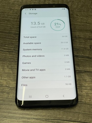 Galaxy S9 SAMSUNG 64gb Black