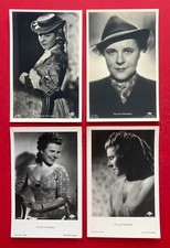 4 x Schauspieler Foto AK um 1939/44 PAULA WES...