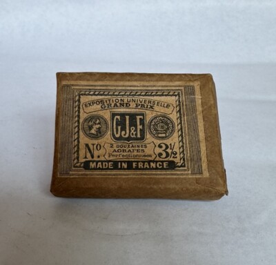 Vintage Sewing Exposition Universelle GJ And F No. 3.5 Agrafes Perfectionnees