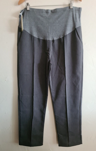Maternity Pants Womens Size 2XL Motherhood Gray Knit Pregnancy Dress Slacks NWT - Picture 4 of 9