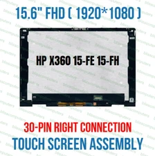 15.6" LCD Touch Screen Digitizer Assembly Bezel HP Envy x360 2-in-1 15-fe