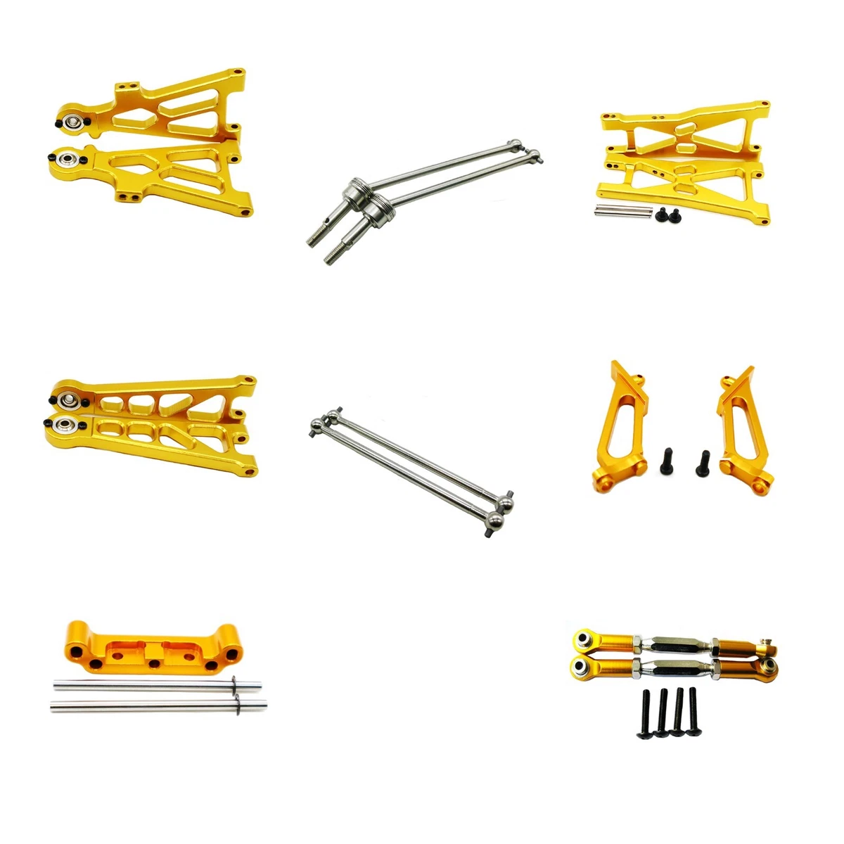 Alloy Upgrade parts For 1 10 Himoto E10XB E10XBL E10DB DBL SC SCL Car yellow