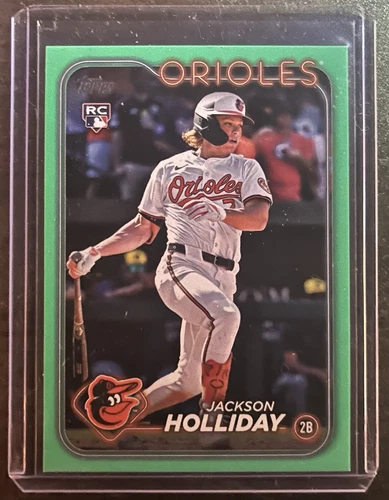 2024 Topps Update #US50 Jackson Holliday RC Aqua