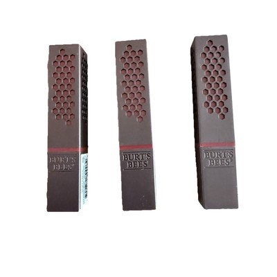 3x Burt's Bees Satin Lipstick- #532 Russet River 100% Natural Free Shipping