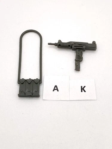 GI Joe Snake Eyes Gun Uzi Ammo Bag 1982 1983 Battle Gear Accessory Pack AK