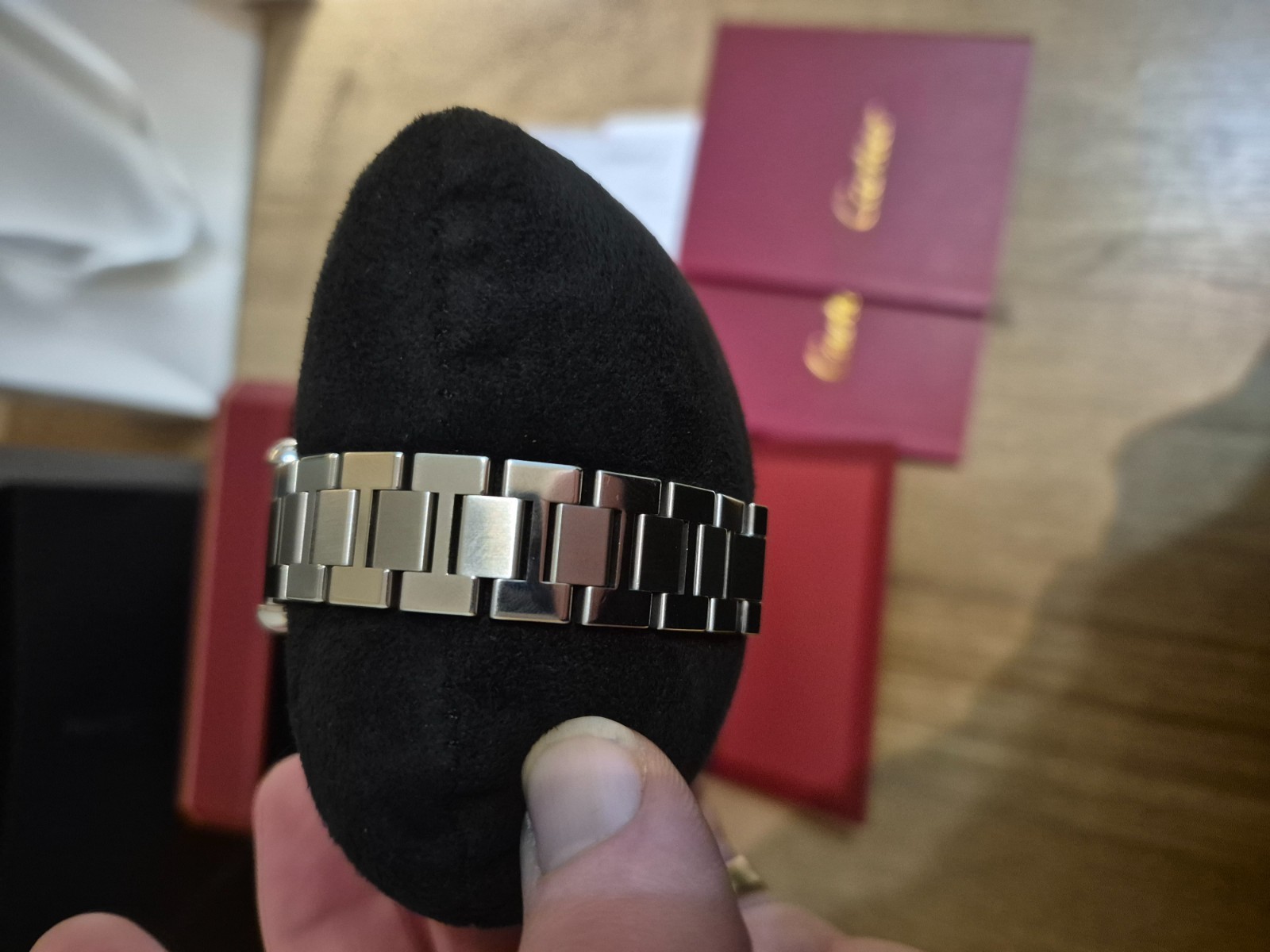 cartier tank solo full set box and papers womens watch - Image 4