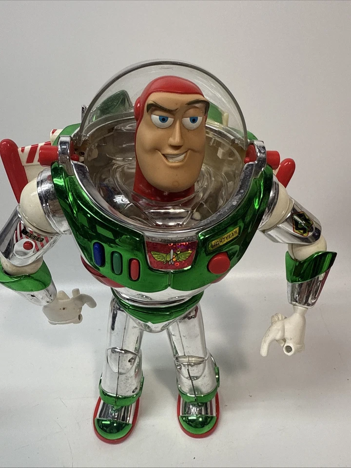 Toy Story Holiday Hero Buzz Lightyear Holiday Hero Disney Christmas (1998) As Is - Image 3 of 4