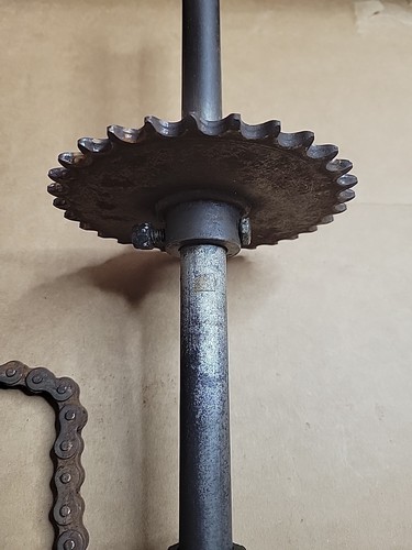 Craftsman 536.887250 Snowblower Axle 1501283 Murray 1501089 Sprocket and bushing - Picture 6 of 6