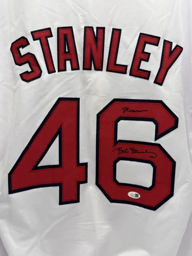 Bob 'The Steamer' Stanley Signed Boston Red Sox MLB Jersey JSA COA 2x All Star